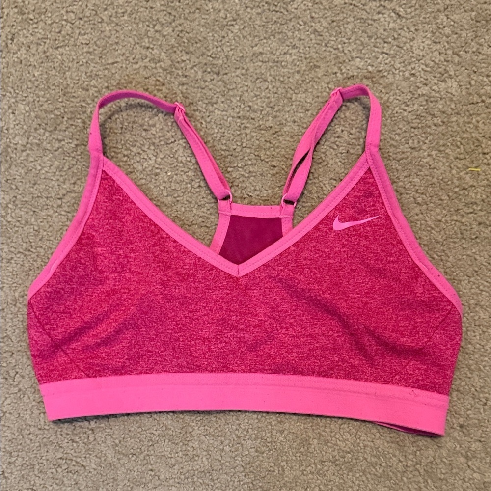 Nike Women's Vibrant Pink Sports Bra